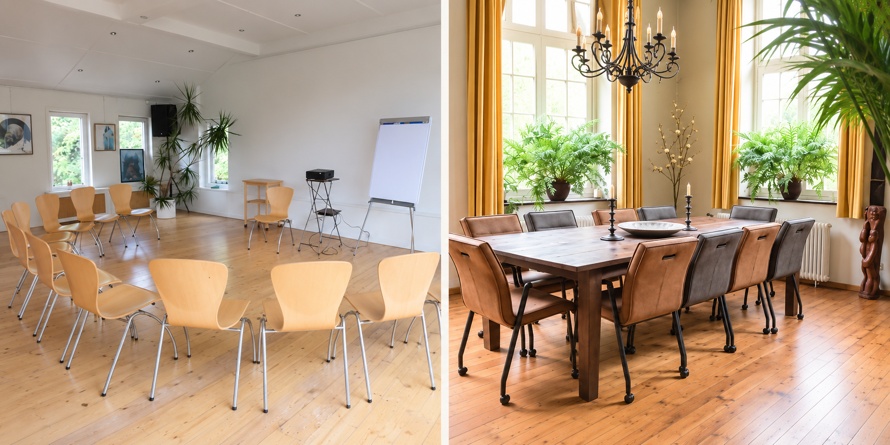 Werk- en trainingsruimte bij De Roudonck